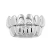 Hip Hop Personality Fangs Teeth Gold Silver Rose Gold Teeth Grillz Gold False Teeth Sets Vampire Grills For Women&men Dental Grill183U