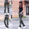 Kvinnors byxor Kvinnor Militär Cotton Cargo Ladies Spring Casual Loose Trousers Army Green Plus Size Camouflage Kvinnor Kläder