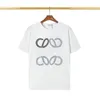 t-shirt Designer T-shirt Summer Summer Anti-Wrinkes Lowee Anagram Mens Shirt Simple Crew Cotton Coton à manches courtes T-shirt SIZE S-2XL