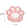 Almofada Decorativa Dupla Face Utilizável Pelúcia Preguiçosa Almofadas de Sofá Kawaii Cat Paw Assento Almofada Interior Home Chair Decor Presente Macio para Adultos 231216