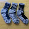 Sportsocken 3 Paare/los Winter dickere thermische Angeln Skifahren Socken Männer Frauen Laufen Radfahren Socken Sport Thermosocks Klettern Wandern Socken 231216