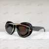 Nya solglasögon Mänglasögon designer solglasögon för kvinnliga glasögon katt ögonram toppkvalitet occhiali runda da sole lw40120i