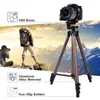 Aksesuarlar Fosoto Profesyonel Kamera Tripod Stand Taşınabilir Alüminyum Tripodlar Canon Nikon Sony DSLR Kamera Kamera Telefonu