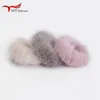 Tails Holder 100% Real Genuine Mink Hair Rope Women Accessory Flurry Headband Hair Ties Holder Elastic Highgrade Luxury Fashion Hair Ring 231215