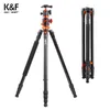 Accessoires K F CONCEPT SA254T1 94,1 pouces trépied de photographie monopode support de trépied d'appareil photo en alliage d'aluminium 10 kg tête à rotule pour appareil photo reflex numérique