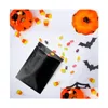 Packing Bags Wholesale Black Resealable Smell Proof Bags Mylar Matte Foil Pouch Double-Sided Flat Zipper Bag Drop Delivery Office Scho Dhi6Y