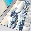 Tappetini per mouse Poggiapolsi Great Wave Off Art Tappetino per mouse di grandi dimensioni Anime Carino Gomma naturale PC Computer Gaming Mousepad Tappetino per scrivania Bordo di chiusura per CSGO LOL J231215