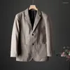 Herenpakken Hoge kwaliteit Blazer Heren Italiaanse stijl Elegant en modieus High-end minimalistisch Business Casual Gentleman Formeel passende jas