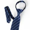 Bow Ties 1200 Stitch Polyester Tie Men's and Women's Business Formal Black Work Career Marriage Knots Free Striped dragkedja