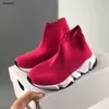 Luxe peuterschoen Vintage jongen meisje casual sneakers maat 26-35 Multi kleur optioneel Sokken laarzen Kids Trainers Dec05