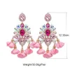 Dangle Chandelier Aretes Brinco de Natal Pingente Índia para Flor Borla Brinco Moda Jóias Presentes 231216