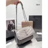 Bolso de diseñador Bolso de hombro con cadena dorada y plateada Bolsos de mano con solapa medianos y grandes Bolsos Carteras Monedero Cerrojo sólido Rayas cuadradas Bolsos de lujo para mujer