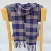 Scarves 180 35cm Luxury Brand fashion classic lattice men soft scarf cashmere plaid scarves shawl UNISE wraps pashmina headband muffler 231216