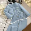 Kleidungssets Winter Design Mädchen Kleidung Set Wind Baumwolle gepolsterte Jacke Fleece dicke Hose 2 Stück 3 12 Kinder Prinzessin Anzug Kind Outfits Vetement 231215