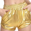 Ställ in xckny Shinkt Shorts Sexiga kläder Glossy Shorts Laser Solid Multicolor Sexig Pocket Women's Shorts Hot Pants