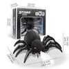 كهربائية RC Animals Simulation Electric RC Spider Spider Children Toy Wireless Remote Control Light Music Animal Hishaist Christmas 231215