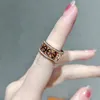 Chaine d Ancre Enchainee ring H for woman designer couple 925 silver diamond size 6-8 T0P Advanced classic style jewelry brand designer with box 036