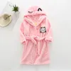 Handtücher Roben Mädchen Jungen Kleidung Weiche Nachtwäsche Kinder Cartoon Homewear Bademantel Teenager Warme Pyjamas Herbst Winter Bademantel Für Kinder 231215