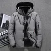 Men's Down Parkas Hommes canard doudoune hiver chaud à capuche épais doudoune manteau décontracté de haute qualité pardessus en plein air Streetwear mâle Parka 231215