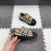 Clássico 2023 infantil crianças sapatos designer de luxo crianças criança tênis bebê meninos e meninas sapato retro preto esportes ao ar livre tamanho 26-35