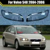 Auto Head Lamp Light Case för Voo S40 2004 2005 2006 Bilstrålljuslins täcker lampskärm glaslampa.