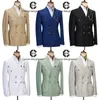 Mäns kostymer blazrar Cenne des Graoom 2023 italiensk designer elegant för män dubbelbröst smal passande masujackor med 2 lappfickor 231215