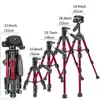 Aksesuarlar Neewer Mini Seyahat Masa Kamera Tripod 24 inç/62 santimetre hafif ve Taşınabilir DSLR için 3way döner tava kafası