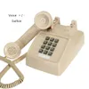 Telefony Klasyczny telefon retro Telefon dla telefonu stacjonarnego telefonu pojedynczego linii w dużym przycisku domowe biuro 231215