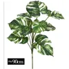 Christmas Decorations 90cm Large Artificial Plants Fake Monstera Branch Plastic Tree Tropical Big Turtle Leaf Tall Plants For Home Garden Decor 231216