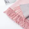 Шарфы, женский шарф, осенне-зимний роскошный женский палантин с кисточками, кашемировое теплое плотное одеяло, шаль, 2023