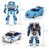 Transformation toys Robots Big ABS Transformation Robot Toys Korea Cartoon Brothers Anime Deformation Car Airplane Toys for Child Gift 231216