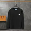 2024 Modedesign Mens Plus Size Sweaters Sweatshirts Original Letter Styles Classic Unisex Casual Plain Black White Crewneck Long Sleeve Sweatshirt Szie L-5XL