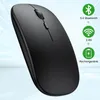 Ratos recarregam o mouse sem fio bluetooth mouse computador ergonomic mini usb mause 2.4ghz silencioso livro óptico camundongos para laptop pc