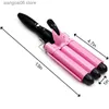 ROZWIĄZANIE HAIR PROPERTERSY LCD LCD Curling Iron Profesjonalne ceramiczne rurler do włosów 3 lufy Irons Irons Fael Fave Styl Fashion Narzędzia T231216