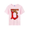 Lettre imprimée enfant chemises de créateur hauts d'été filles garçons T-shirts enfants vêtements de luxe coton 100% T-shirts à manches courtes