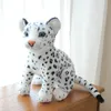 Animaux en peluche de haute qualité Simulation léopard en peluche jouet mignon Lion animal de compagnie panthère noire poupée enfants bébé cadeau d'anniversaire doux en peluche en peluche 231216