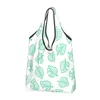 Sacs de courses Animal Crossing, épicerie réutilisable, pliable, capacité de poids de 50lb, écologique, lavable