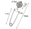 Thee-ei 304 roestvrijstalen bolgaas theezeefje koffiekruidkruidfilter diffuserhandvat theebal topkwaliteit LL BJ