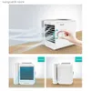 Portable Air Coolers Air Couling Fan Air Conditioner Mini Portable For Home Air Cooler Multi-Function Touch Screen 99 Speed ​​Justment Travel USB Fan T231216