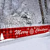 Nuovo Buon Natale Banner Decorazioni natalizie per la casa Negozio all'aperto Banner Bandiera Tirando Navidad Natal Decor Capodanno 2010172269