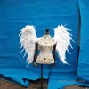 The Anniversary Pography Creative Props Lady Posing Props Bendable Big White Feather Angel Wing Women Shoot Accessories209n