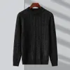 Pulls pour hommes de qualité supérieure épais automne marque de mode pull en tricot pull chaud hiver laine Oneck décontracté pull tricoté vêtements 231216