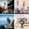 Holders DRECURN 140 cm Camera Tripod Professional Aluminum Phone Holder Stand Tripods For Sport Video Camera Stabilizer Dslr Monopod