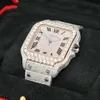 Anpassade VVS Moissanite Diamonds Titta på automatisk inställning av Hip Hop Stylish Labour -kostnad för varje Iced Out Watch Moissanite