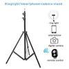 Holders Light TripoD Stand för telefonkamera telefonställ monopod med telefoninnehavare fjärrkontroll för selfie foto video tiktok