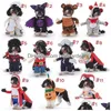 Boże Narodzenie Halloween dla psów Kostiumy Zabawne odzież Cosplay Costume Ubrania dla małych średnich psów Hurtowa dostawa Dhqcq