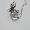 5st smycken diffuser lockets halsband för kvinnor julklapp vintage ihålig locket med slända XL-511188Z
