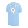 23 24 Man CityS Soccer Jersey HAALAND DE BRUYNE Camisa de futebol masculino adulto e infantil jogador fãs conjunto de camisa de futebol DOKU camisa de futebol manga curta camiseta clássica