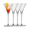 Wine Glasses 4PCS 130ml Trumpet Cocktail Glass Martini Set of 4 231216