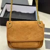 Popular moda botões design cinta saco de luxo alça bolsas crossbody designer saco mulher luxurys bolsa cor sólida corrente moda bolsa de ombro